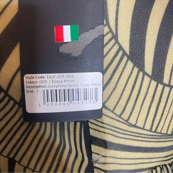 DE LA VALI JOSEPHINE LONG SLEEVE MAXI DRESS NWT Size 8 - Picture 7 of 10